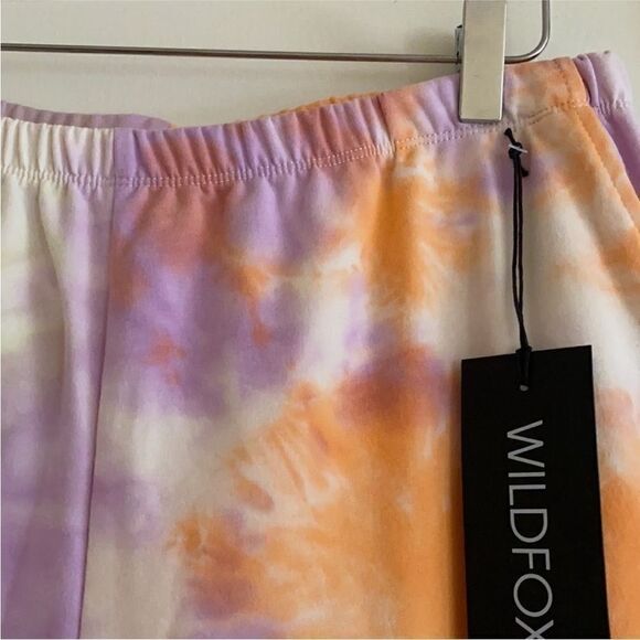 NWT WildFox Sherbet Wash Rory Tie Dye Sweatpants Joggers Size Large - Picture 4 of 9